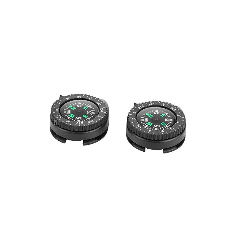 Watch Compass 2Pcs Portable Wrist Compass Detachable Outdoor Navigation Device