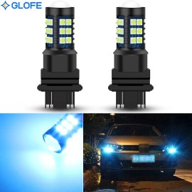 GLOFE 8000K Ice Blue LED Daytime Running Light DRL Bulbs For Volkswagen Passat 12-2015
