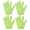 4 Pcs Shower Gloves, Exfoliating Gloves, Exfoliating Mitt, Exfoliating Body