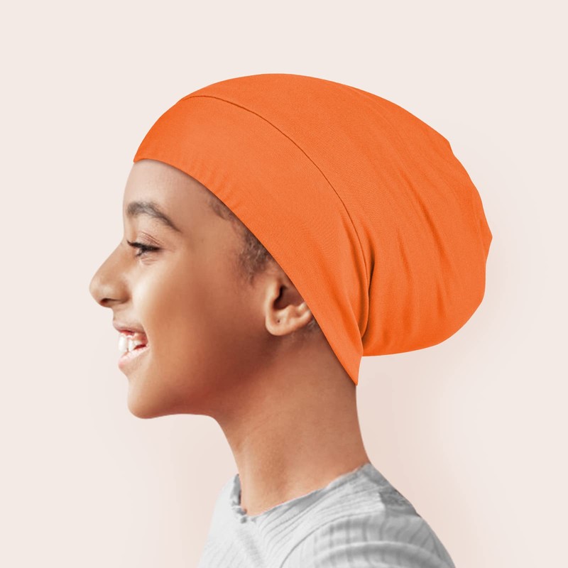 Fittia Silk Satin Bonnet for Kids, Silk Sleep Cap for