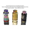 Armerah Abstract 810 Drip Tip eCig Mouthpiece Short/Wide Resin/Steel 3