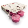 Apple Afternoon Tealight Candles Multi Pack (12 Dark Red Highly