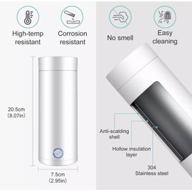 Portable WOW Electric Travel Kettle Stainless Steel