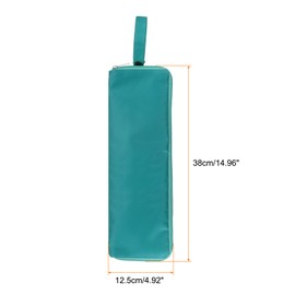 HARFINGTON Umbrellas Bag Carry Bag 4.9"x15" Portable Reversible Wet Umbrella Sleeve Folding Cover Waterproof Pouch Case for Storage Travel Home, Blue Green