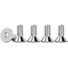 Drenky Pack of 50 M4 Screws Stainless Steel V2A Countersunk