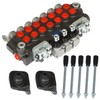 waltyotur Hydraulic Directional Control Valve, 7 Spool 11 GPM Hydraulic
