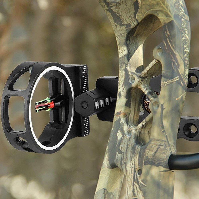 Namvo TP1530 Basic Compound Bow Sight 3-Pin Fiber Optics without