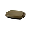 Tatsumiya Ieben Wood Grain Uchiben Khaki/Black Size: Approx. W10.2 inches