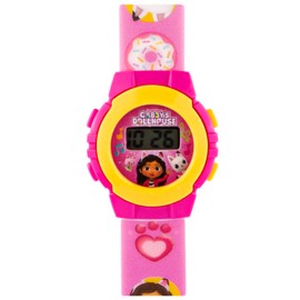 Coriex Children's Watches - Trendy Digital Watches for Kids: Stylish and Practical for Boys Trendsetters | Time and Date in Various Designs, Gabby's Dollhouse, Strap.