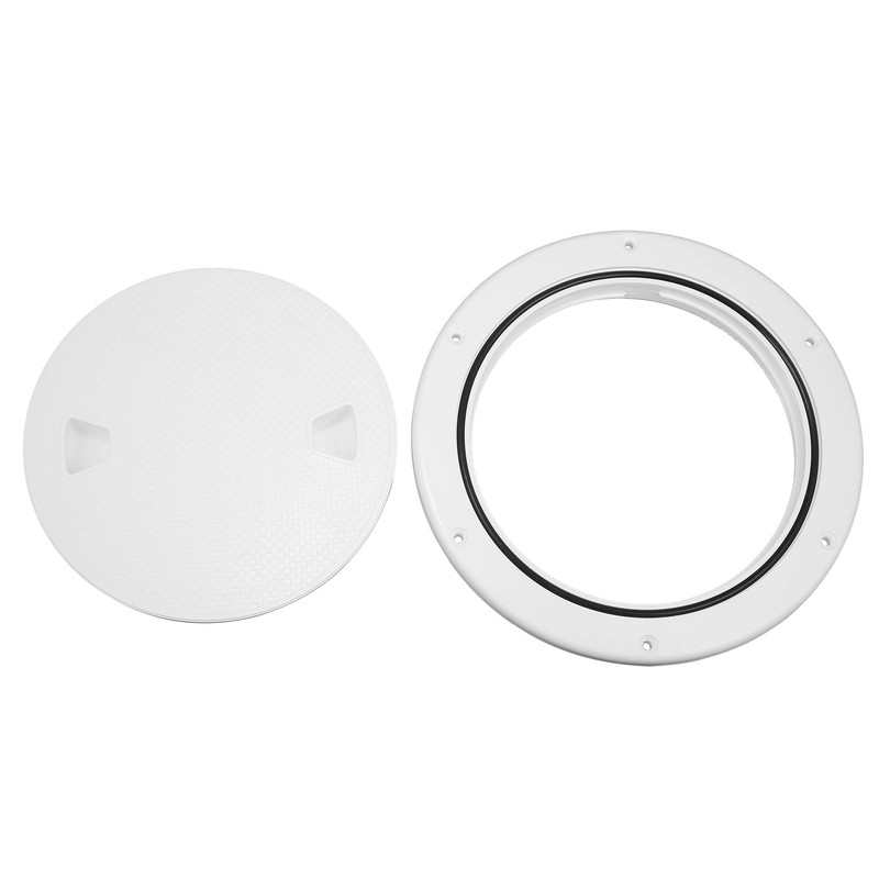 X AUTOHAUX 8" Boat Circular Inspection Hatch Deck with Detachable