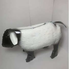 Decorative Rustic Metal Sheep - Metal Art