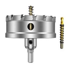 MonoPro Hole Saw Drill Bit for Hard Metal, 4 Inch