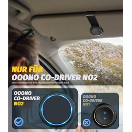 NEWZEROL Metal Sun Visor Holder Compatible with OOONO CO Driver NO2, Double-Sided Magnetic Adsorption Accessories, High Toughness and Durability Accessories