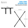 IA Stands ECT12 Adjustable X-Style Dual Keyboard Stand