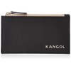Kangol Coin Purse, Metal Logo, Luxury Soft Shrink Leather, Bicolor