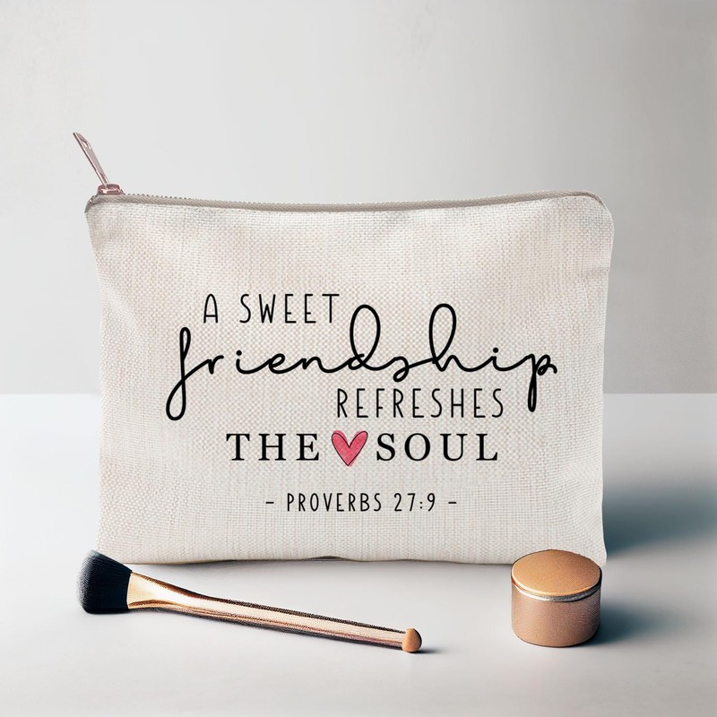 A Sweet Friendship Refreshes the Soul Makeup Bag Best Friend