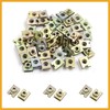 Partuto 50 Pcs Metal Car Auto Door Pannel Spire Screw