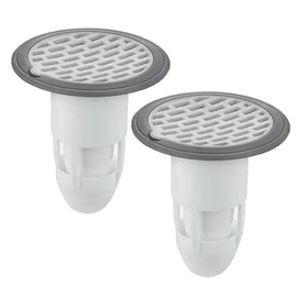 排水口カバー 防臭キャップ 2個セット 下水道消臭カバー 洗面台 バスルーム 浴室キッチン 浴室用排水用皿 地漏 ブロッキング防止 下水道消臭 浴室 ヘアーストッパー ヘアーキャッチ 流し部品