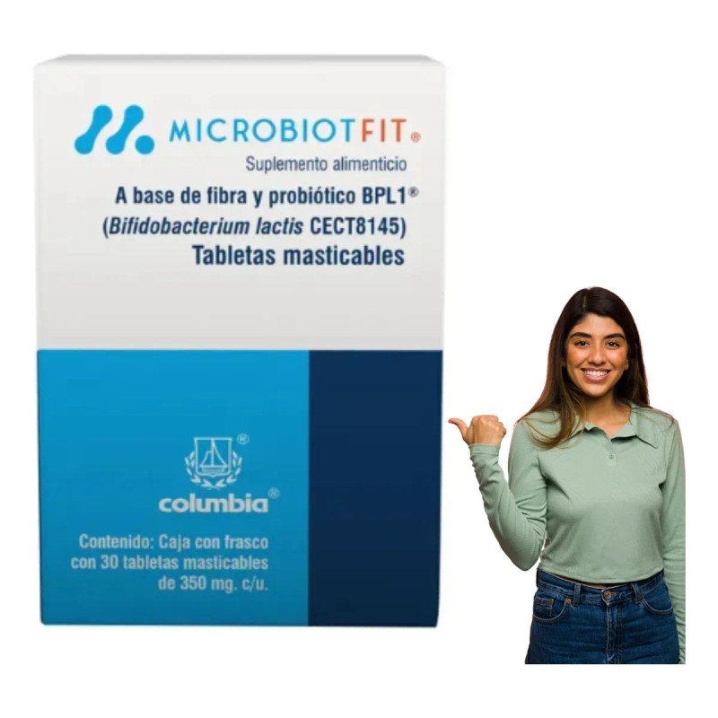 Microbiot Fit 30 Tabletas Masticables Sfn