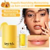 2PCS Honey Lip Balm and Lip Oil Set, Hydrating Overnight
