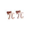 Pi Infinity Symbol Earring Dainty Greek Alphabet Letter Stud Earring