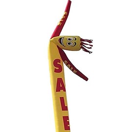 Inflatable Tube Man Guy Puppet Air Powered Dancer 18ft - Sale (Yellow/Red) - Body only, Without air Blower
