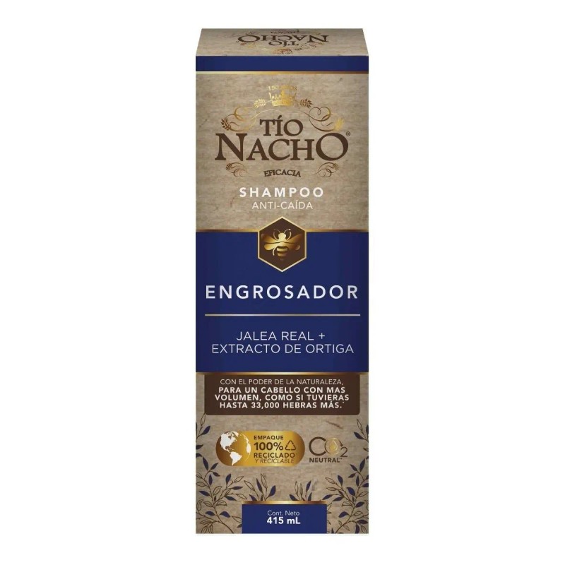 Tio Nacho Shampoo Engrosador Anti Caída Fortalecedor 415