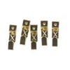 X' No.1 Small Brass Plated Picture Hooks (Pack of 50)