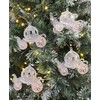 Christmas Concepts® 10cm Glitter Decorated Princess Carriage Decoration (ROSEGOLD, 1)