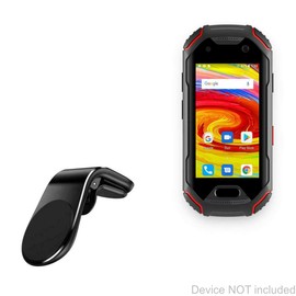 Unihertz Atom Car Mount, BoxWave [MagnetoMount Clip] Metal Car Air Vent Strong Magnet Mount for Unihertz Atom, Titan | Jelly Pro - Jet Black