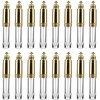 Botellas para Brillo de Labios 8ml, Plástico, 16 Piezas Dorado,