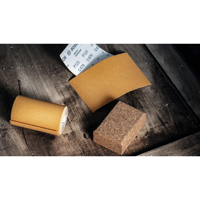 Bosch 1x EXPERT C470 Sandpaper Roll (for Paint on wood,