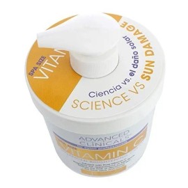 Vitamina C Crema Cuidado De La Piel Advanced Clinicals 454 G Momento de aplicacin DaNoche Tipo de piel Todo tipo de piel                              