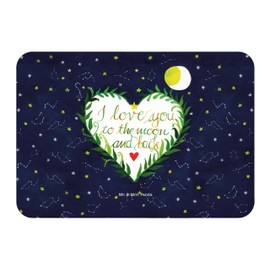Mr. & Mrs. Panda Magnet Love u to The Moon & Back - Gift, Anniversary, Summer Decoration, Flower Decoration, To The Moon and Back, Nature Lovers, Fridge