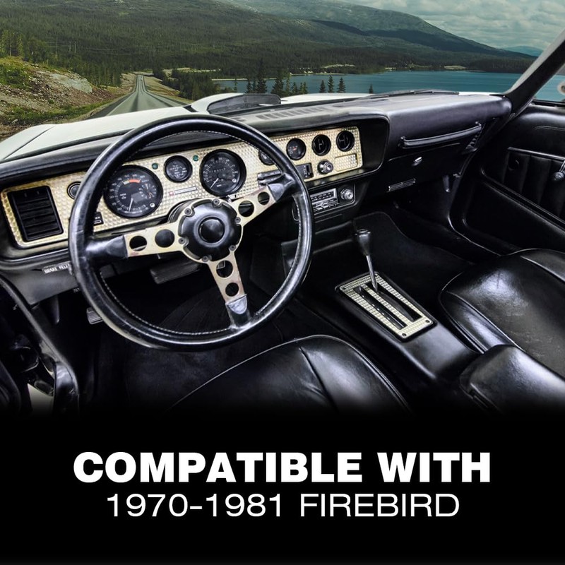 PIT66 Dash Board Pad Bezel Cover, Compatible with Pontiac Firebird