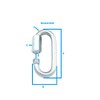 2 pieces chain link 9 mm chain link DIN 5299