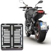 1 x License Plate Holder with 3D Carbon Look Stripes