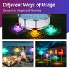 Longzhuo Solar Pool Lighting Floating USB Hanging Pond Lighting Underwater