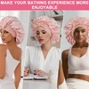 Shower Cap Silk Bonnet for Sleeping - Smooth satin headscarf