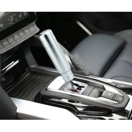 Arenbel Aluminum Alloy Shift Knob Car Racing Shifter Stick Lever Handles Weighted Gear Head Fit Most Auto Manual Transmissions, Silver