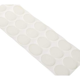 Steins Pre-Cut Adhesive Polyskin Pads, Oval, 100 Count