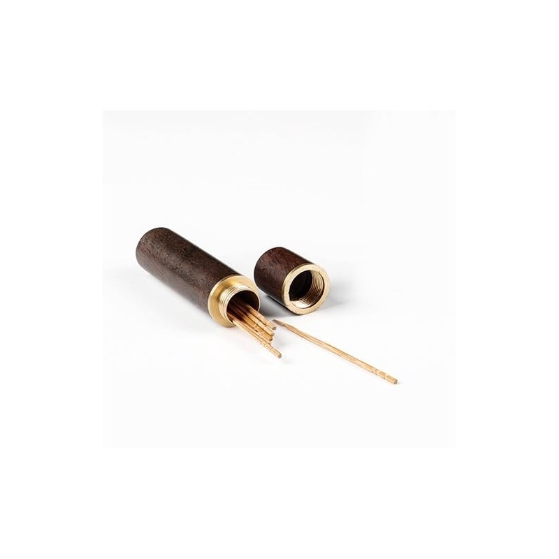 Plus Nao Toothpick Holder, Toothpick Case, Toothpick Holder, Portable, Wooden,