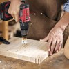 SUPAWAY 6-Piece Countersink Drill Bit Set, 8 mm Round Shank,