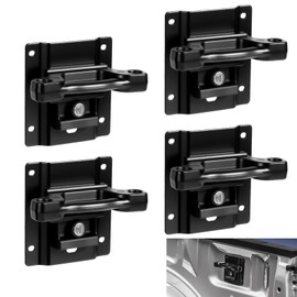 Esevalia Heavy Duty Truck Bed Tie Down Anchors Compatible with 2015-2025 Ford F150 F250 F350 & Raptor Aluminum Alloy Removable F150 Bed Tie Downs Truck Cargo Bed Accessories 4 Pack