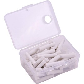 50pcs White Rubber Erasers Refills Erasers Refill Erasers Perfect for Sketching School or Office Nice Attractive for Standard Pencils (5 x 25mm)