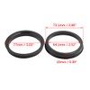 sourcing map 4 x Plastic Centring Rings Spacer Rings for