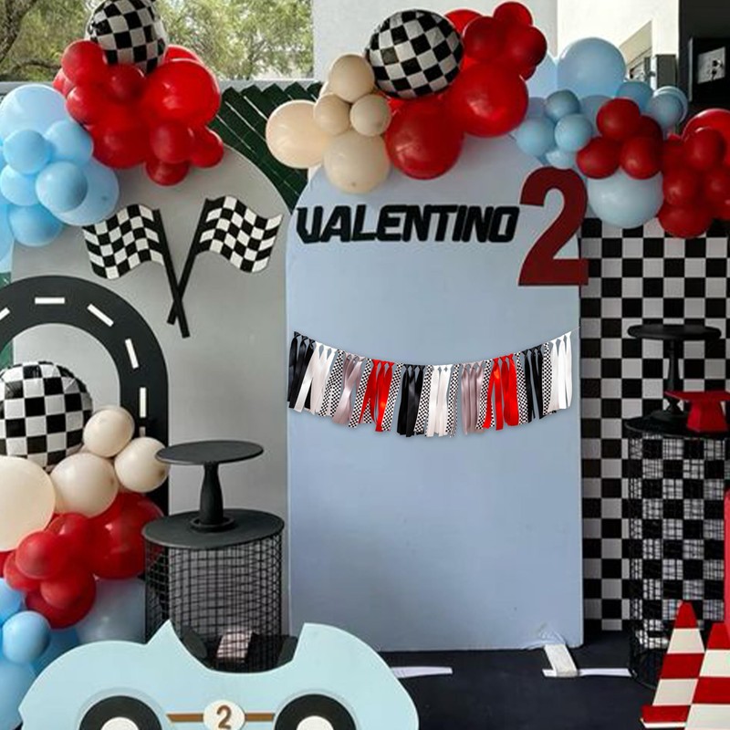 Gostman Racing Theme Ribbon Tassel Garland Banner