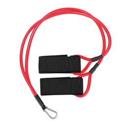 トレーニングチューブ レジスタンスバンド 筋トレ ストレッチバンド 高弾性トレーニングチューブセット ゴムチューブ チューブ 室内練習 (レッド)