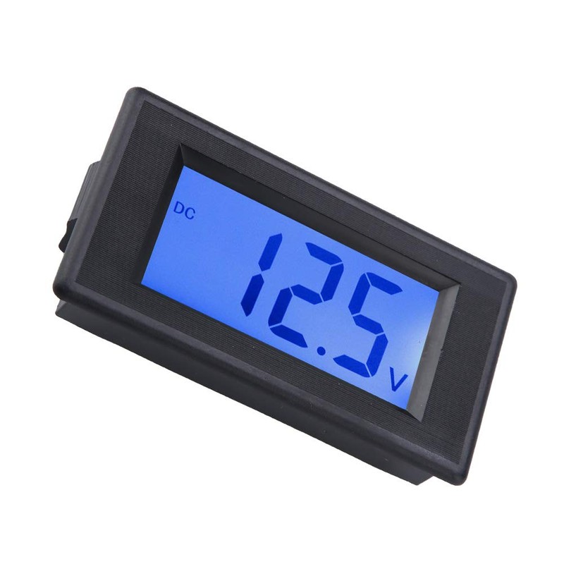 QANYEGN Digital Display Voltage, Two Wire LCD Voltmeter, Voltage Monitor
