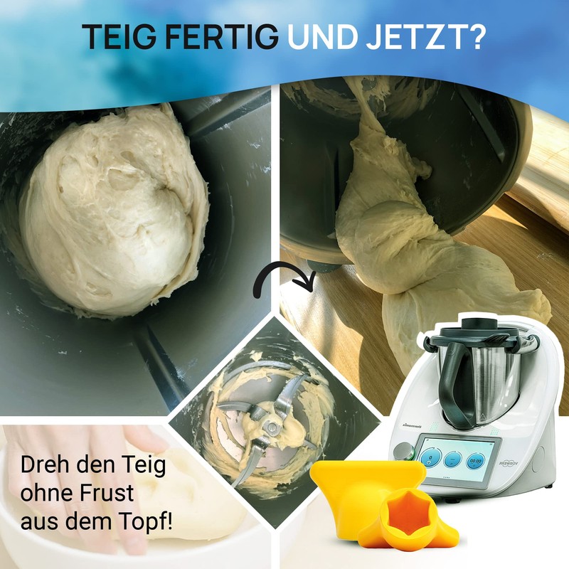 mix-slider Thermomix-Compatible Dough Flower, Dough Remover Accessory For Vorwerk TM5